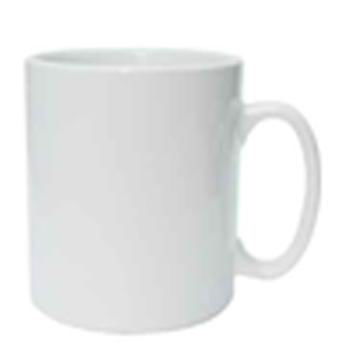 11 OZ White Coated Mug with box